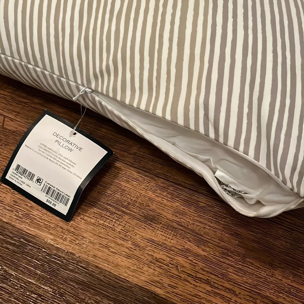 Charter Club Diagonal Stripe Decorative Pillow, 12